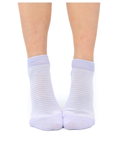 CALZINI CORTI IN BAMBU "BASIC STRIPE"