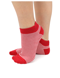 CALZINI CORTI IN BAMBU "BASIC STRIPE"