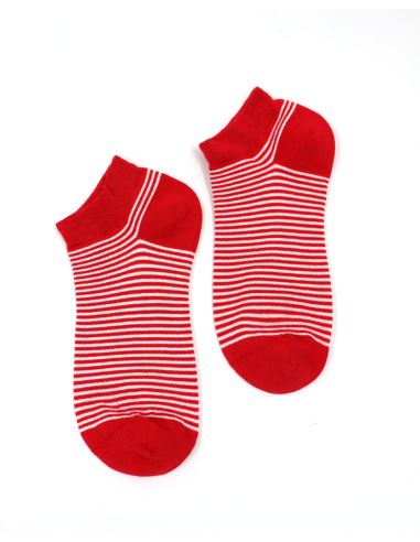 CALZINI CORTI IN BAMBU "BASIC STRIPE"