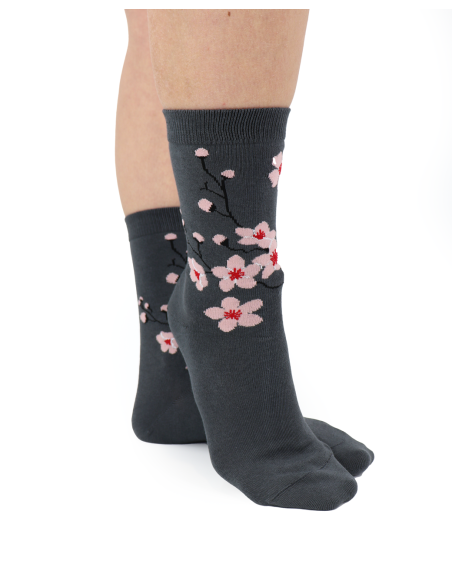 CALZINI IN BAMBU "FIORI DI PESCO"