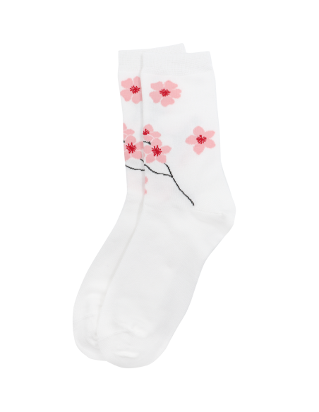 CALZINI IN BAMBU "FIORI DI PESCO"