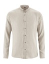 CAMICIA 100% CANAPA CON COLLO COREANA