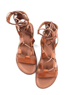 SANDALO CAPRESE  DONNA IN PELLE E CUOIO "DIANA" 2
