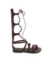 SANDALO CAPRESE DONNA IN PELLE E CUOIO "ARES"