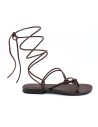 SANDALO CAPRESE DONNA IN PELLE E CUOIO "DEMETRA"