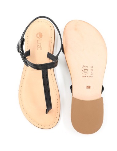 SANDALO CAPRESE INFRADITO DONNA IN PELLE E CUOIO "ERA"