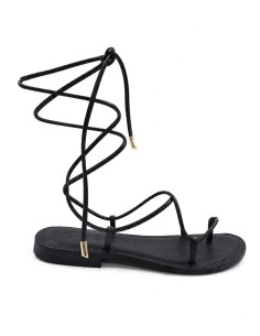 SANDALO CAPRESE INFRADITO DONNA IN PELLE E CUOIO "CALIPSO"