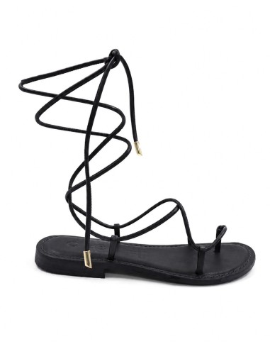 SANDALO CAPRESE INFRADITO DONNA IN PELLE E CUOIO "CALIPSO"