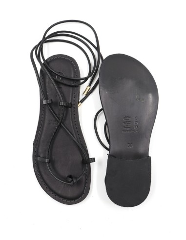 SANDALO CAPRESE INFRADITO DONNA IN PELLE E CUOIO "CALIPSO"