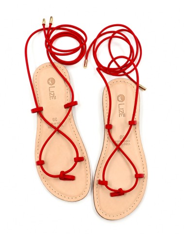 SANDALO CAPRESE INFRADITO DONNA IN PELLE E CUOIO "CALIPSO"