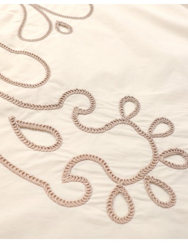 BLUSA RICAMATA A MANICHE LUNGHE IN 100% COTONE BIOLOGICO  "ANANDA"