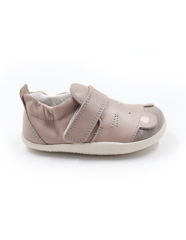 SCARPINE PRIMI PASSI BOBUX XPLORER CRITTERS IN PELLE - TOPOLINO