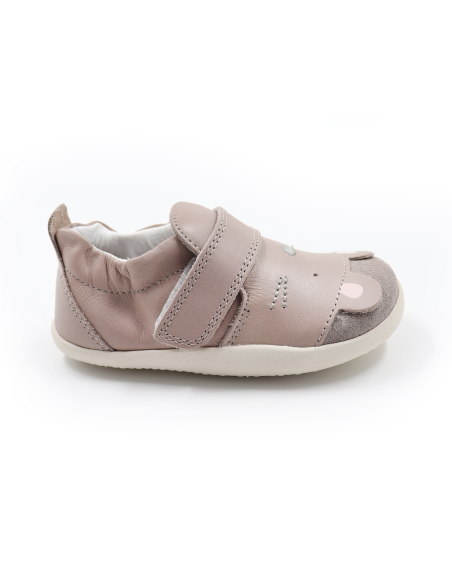 SCARPINE PRIMI PASSI BOBUX XPLORER CRITTERS IN PELLE - TOPOLINO