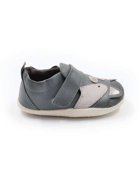 SCARPINE PRIMI PASSI BOBUX XPLORER CRITTERS IN PELLE - PROCIONE