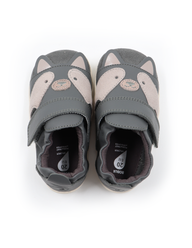 SCARPINE PRIMI PASSI BOBUX XPLORER CRITTERS IN PELLE - PROCIONE