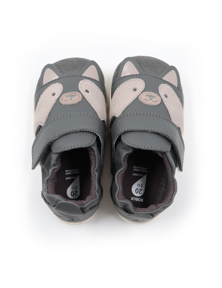 SCARPINE PRIMI PASSI BOBUX XPLORER CRITTERS IN PELLE - PROCIONE