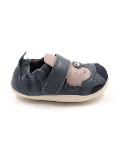 SCARPINE PRIMI PASSI BOBUX XPLORER CRITTERS IN PELLE - LUPETTO 2