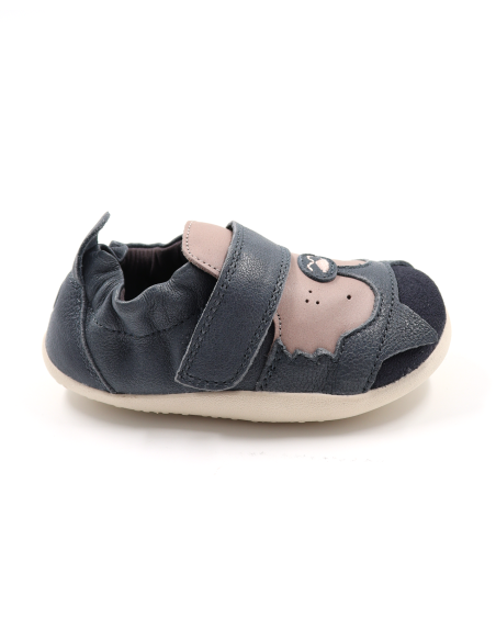 SCARPINE PRIMI PASSI BOBUX XPLORER CRITTERS IN PELLE - LUPETTO