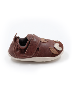 SCARPINE PRIMI PASSI BOBUX XPLORER CRITTERS IN PELLE - CERBIATTO 2