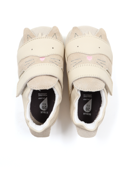 SCARPINE PRIMI PASSI BOBUX XPLORER CRITTERS IN PELLE - LINCE