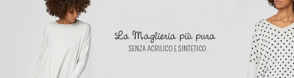 maglie e maglioni donna senza sintetico e acrilico