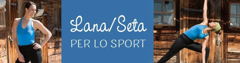 LANA SETA PER LO SPORT DONNA