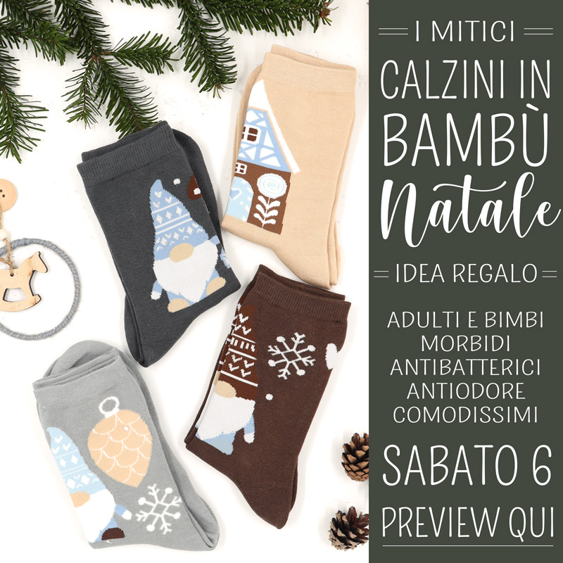 CALZINI BAMBU NATALE
