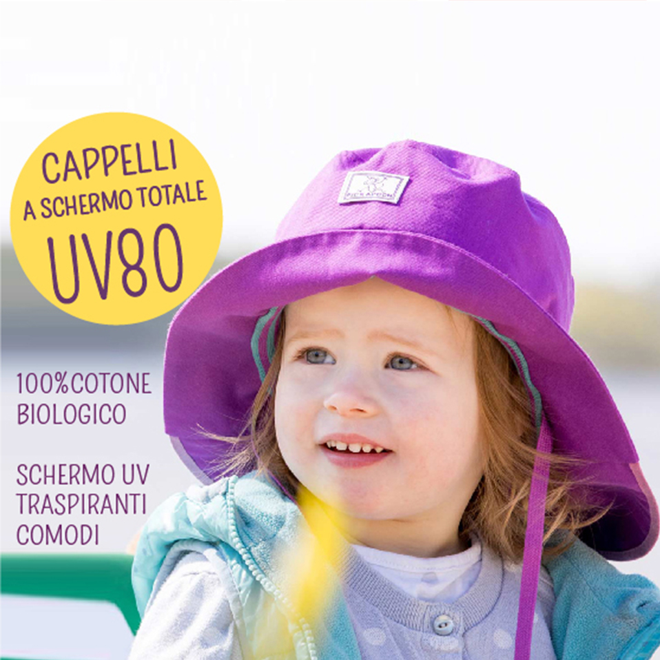 Scopri tutti cappelli con protezione UV