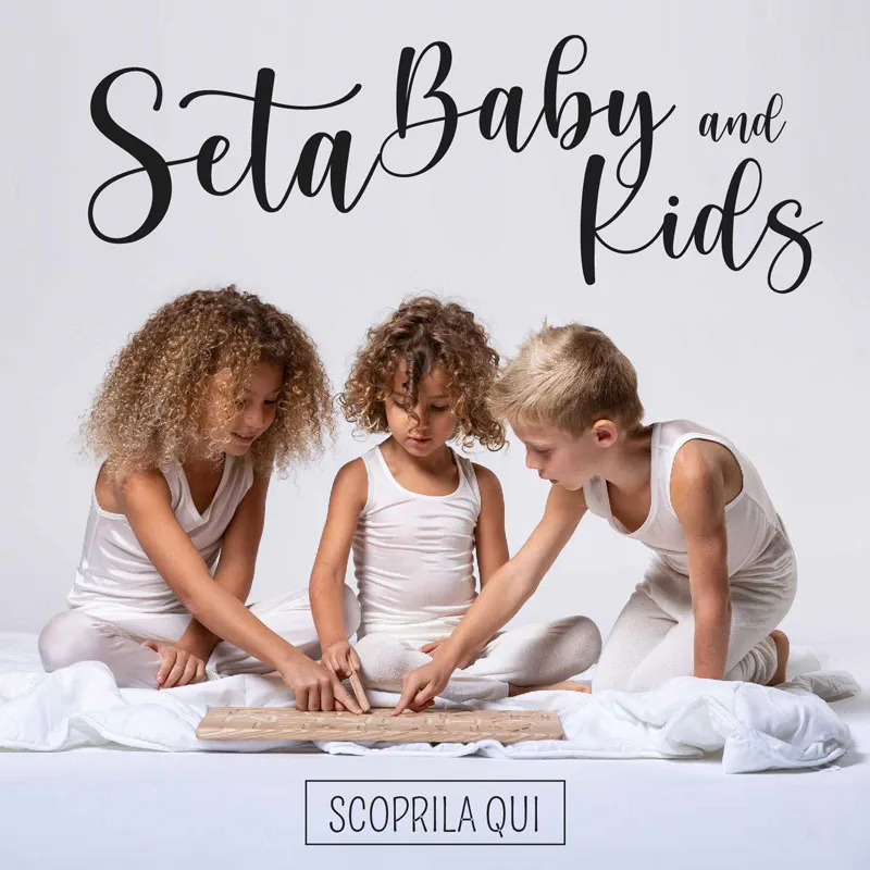 intimo in seta bambini