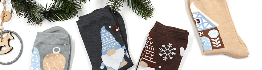 CALZINI IN BAMBU' NATALE